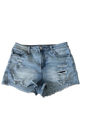 Light Washed Denim Shorts